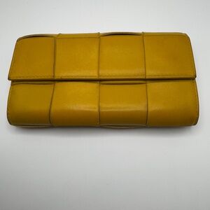 Bottega Veneta Wallet Women'S Cassette Long Leather Zip Around